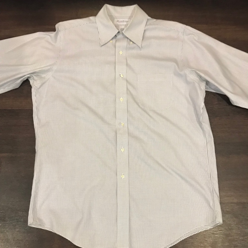Brooks Brothers Non-Iron Check Button Down Shirt